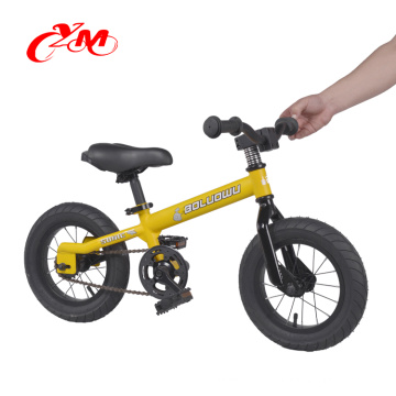 Alibaba new design 2 in 1 blance bike fat tire/air tire bmx balance bike/detachable pedal children balancing bike 14"